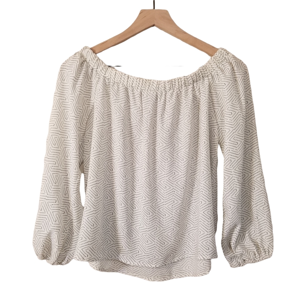 3/$15 Forever 21 Contemporary Polka Dot Off the Shoulder Blouse